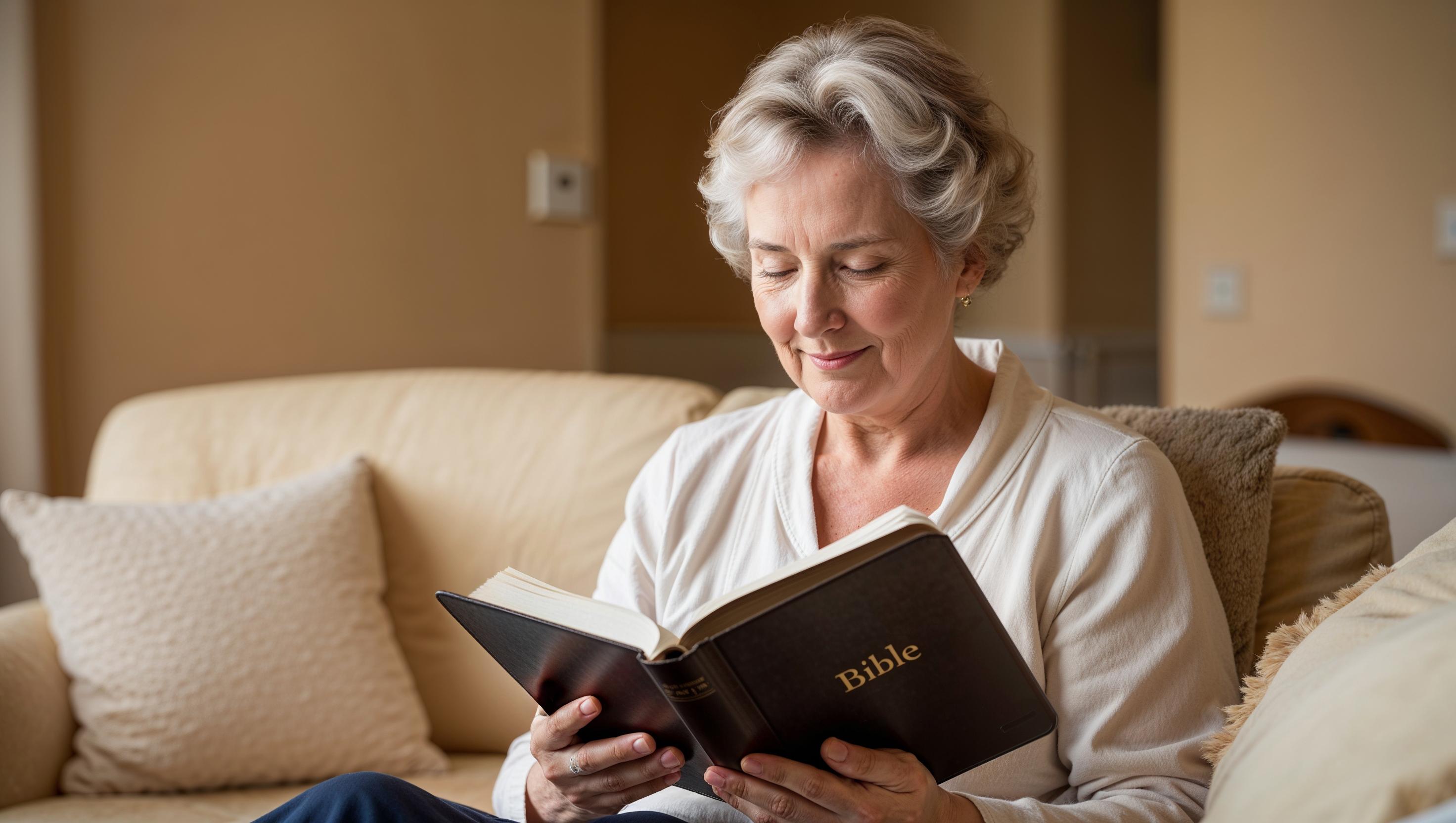 Woman Reading the Bible