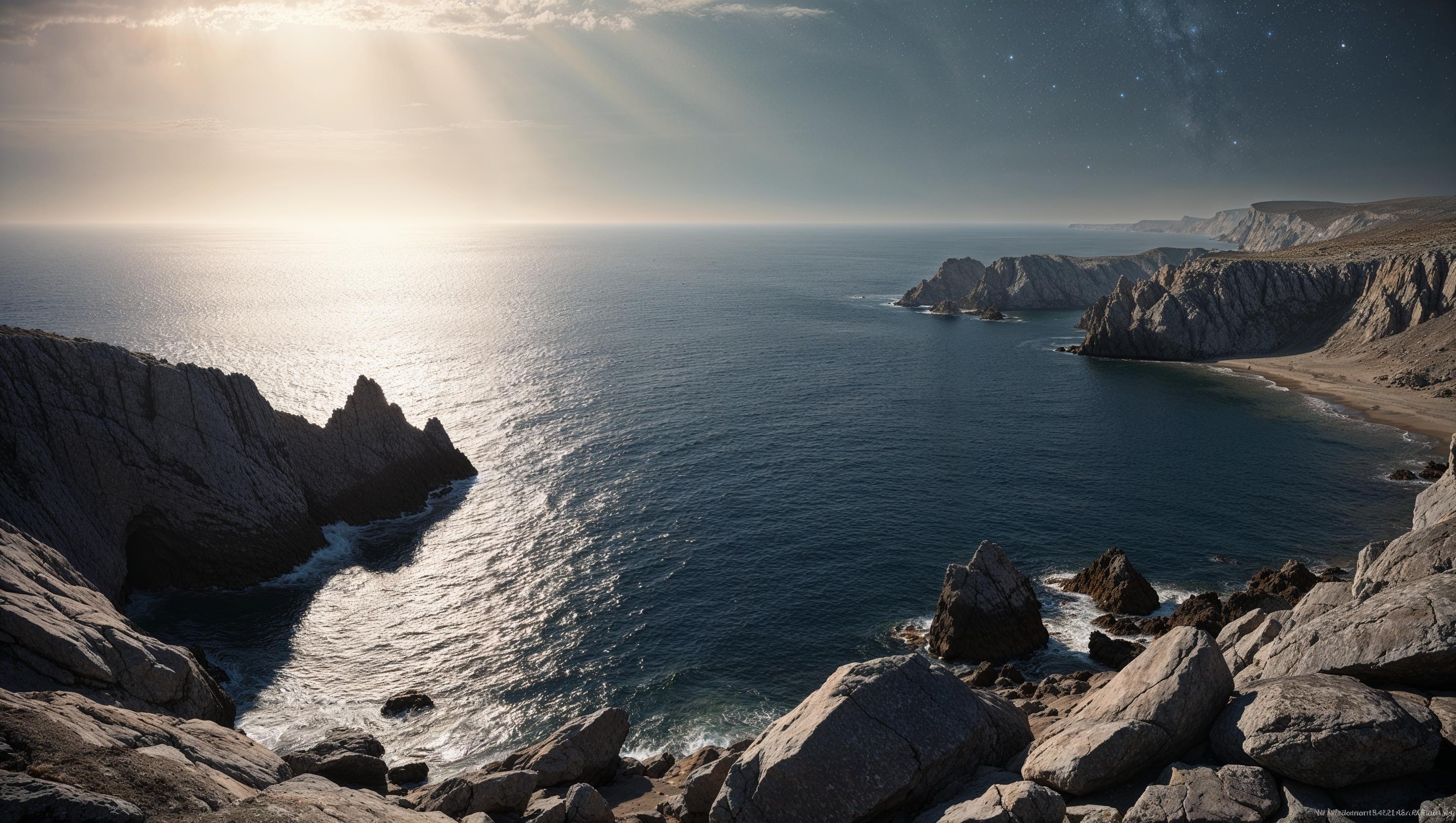 Rocky Shore and Seas: Genesis 1:10