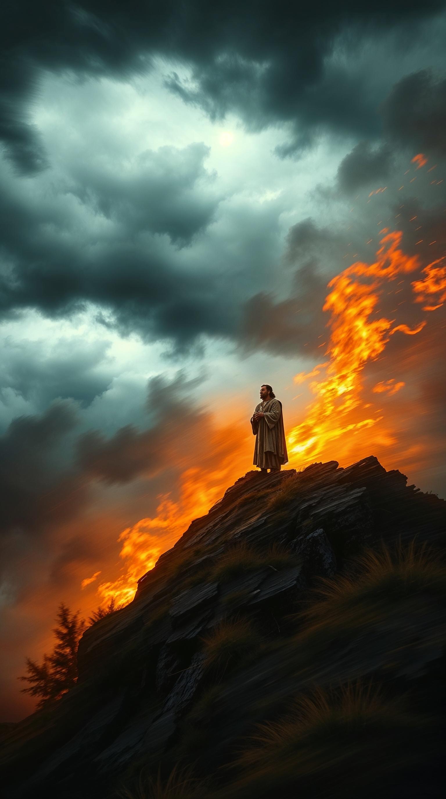The Mighty Wind, Earthquake, and Fire: Elijah's Encounter with God